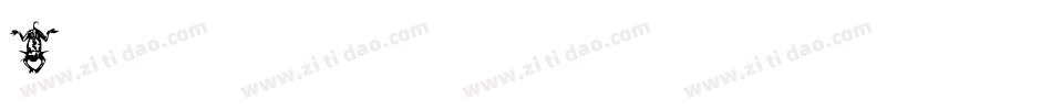 Listemagerens Dingbats 1字体转换